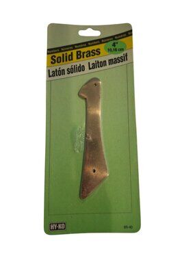 HY-KO Solid Brass House Number 1 4 Inch Vintage Style Address Door Hardware NOS